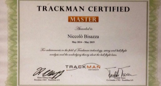 Trackman:il primo “Master” in Italia è Niccolò!