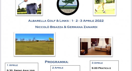 Golf CliNick Albarella 1 2 e 3 aprile 2022