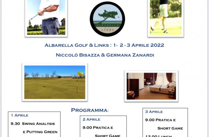 Golf CliNick Albarella 1 2 e 3 aprile 2022
